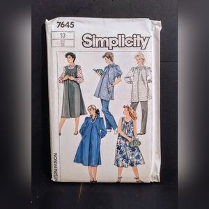 Vintage Simplicity #7645 Sewing Pattern/ Uncut/ NOS